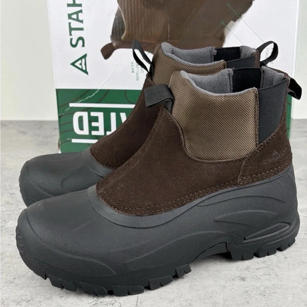 Staheekum Men's Yukon 3M Thinsulate Winter Snow Boots Size 11 Brown New In Box‎